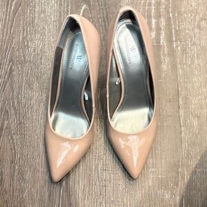 Worthington Blush Patent Pointed-Toe Pumps